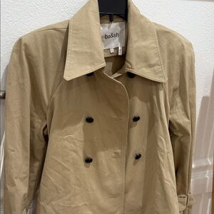 ba&sh Classic Beige Trench Coat NEW w/o Tags